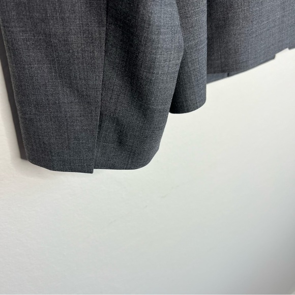 J. Crew Gray Blazer Wool blend Sz 6 Tall Button Closure - Picture 2 of 7